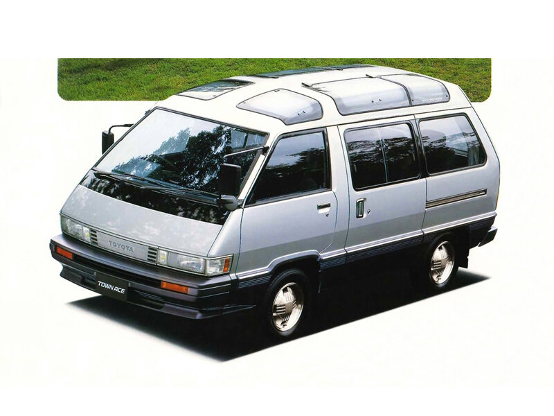 Toyota Town Ace (YR20G, YR21G, YR28G, YR30G, CR21G, CR28G, CR30G) 2 поколение, рестайлинг, минивэн (08.1985 - 07.1988)